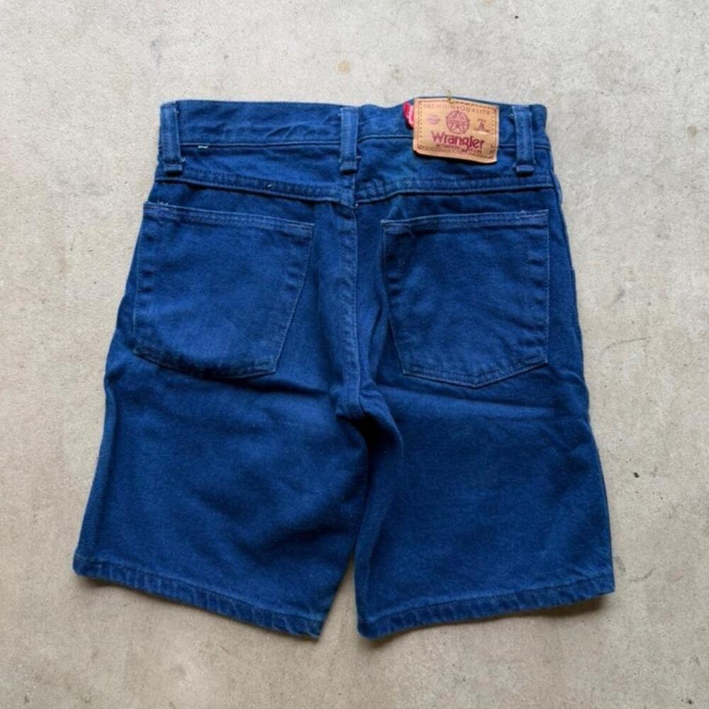 Vintage kids blue wrangler shorts